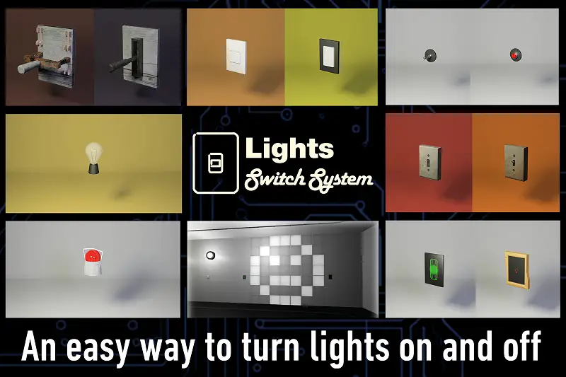 Light Switch System for Unity Asset Thumbnail