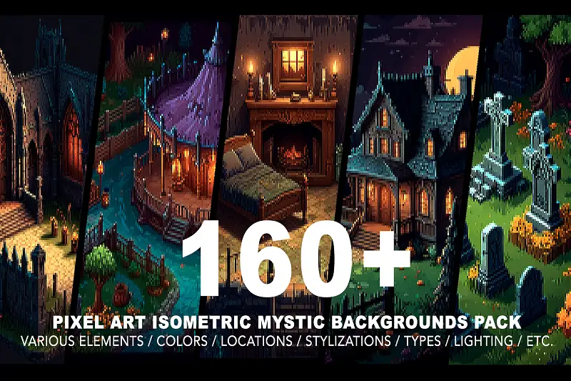 Mystic Isometric Pixel Art Asset Thumbnail
