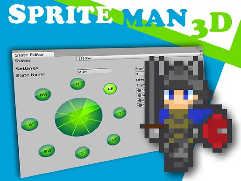 SpriteMan 3D Asset Thumbnail