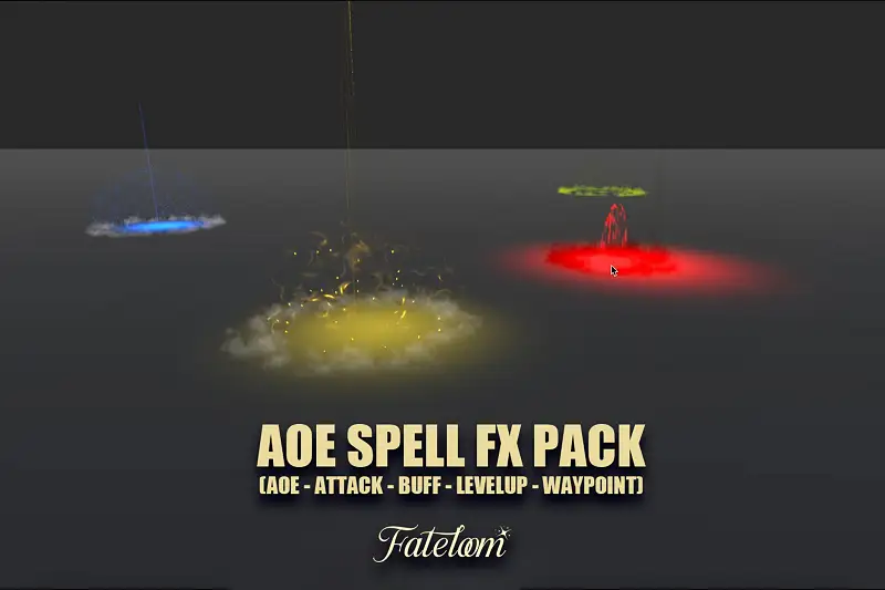 Aoe Spell Vfx Set Asset Thumbnail