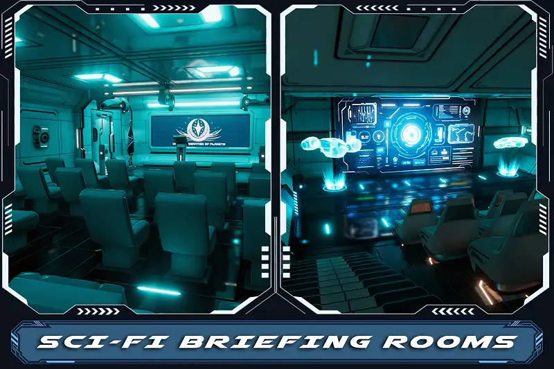Sci-Fi Briefing Room Package Asset Thumbnail
