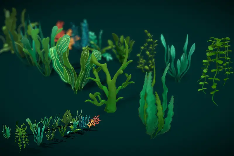 Underwater Seaweed Environment Pack Asset Thumbnail
