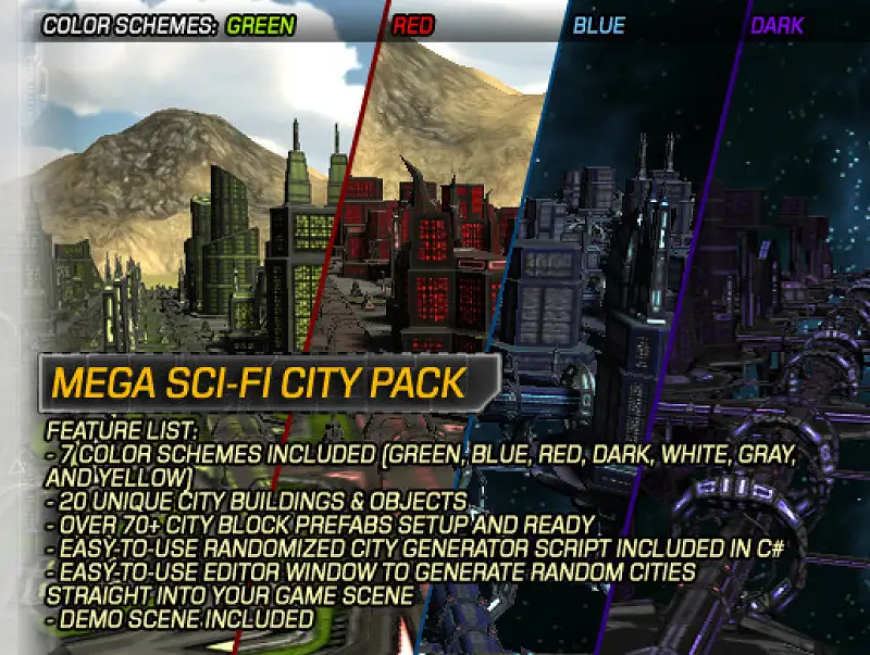Mega Sci-Fi City Pack Asset Thumbnail