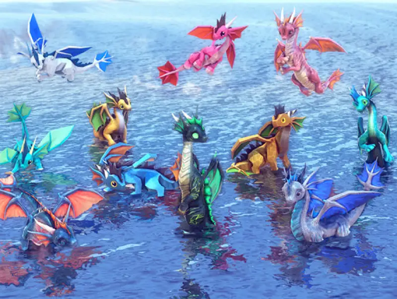 Little Dragons: Sea - A Water-Loving Character Pack Asset Thumbnail