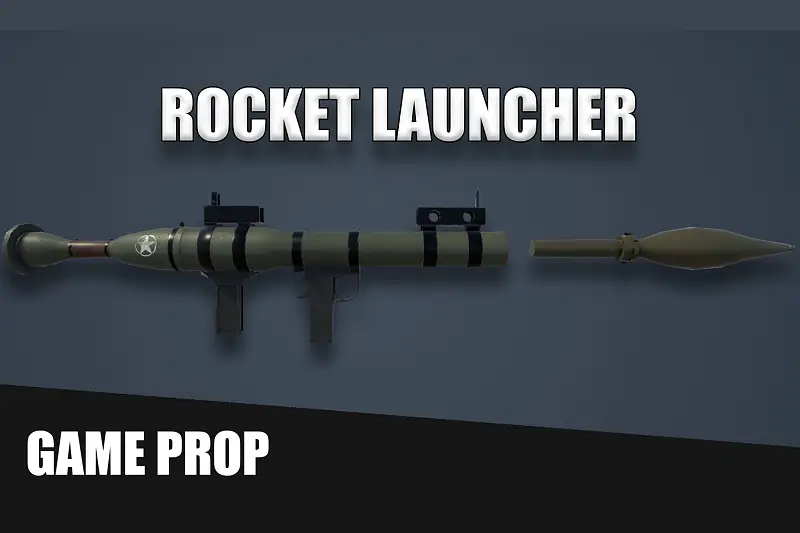 Rocket Launcher Game Asset Asset Thumbnail