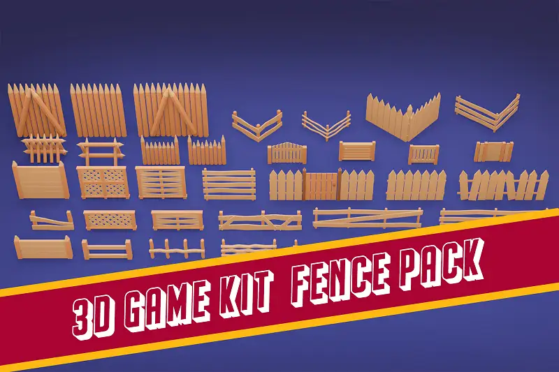 3D Game Kit-Fence Pack Asset Thumbnail