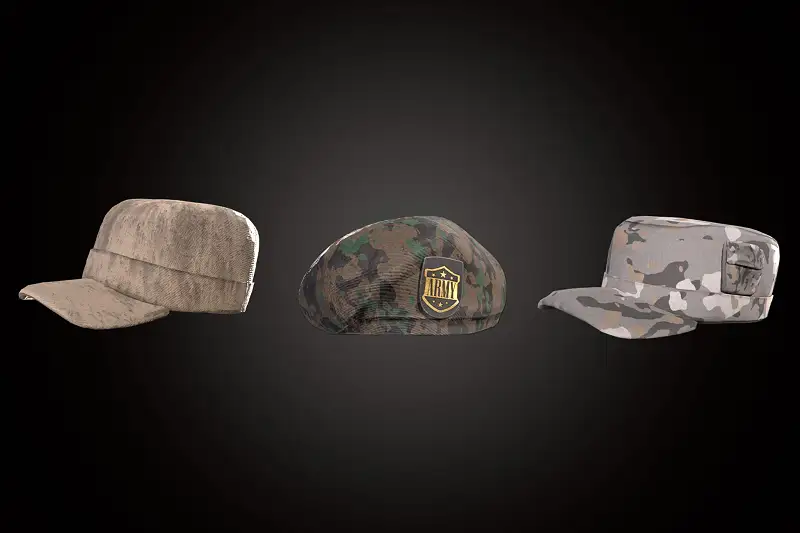 Military Hat Pack Asset Thumbnail