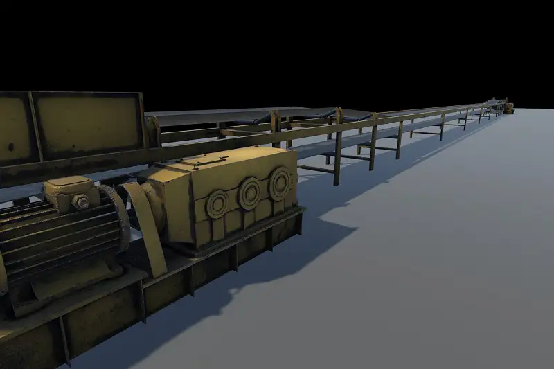 Coal mine belt conveyor Asset Thumbnail