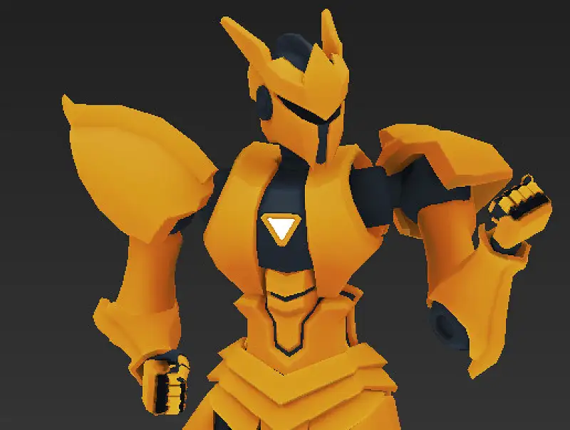 Humanoid Mech/Robot - Mecanim Ready, any colour Asset Thumbnail