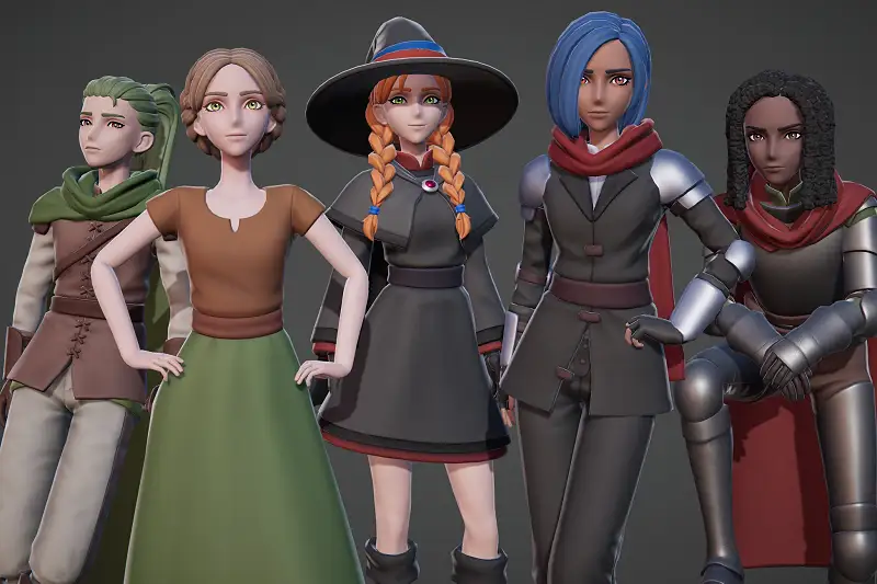 Modular Stylized Character 2 - Fantasy Asset Thumbnail