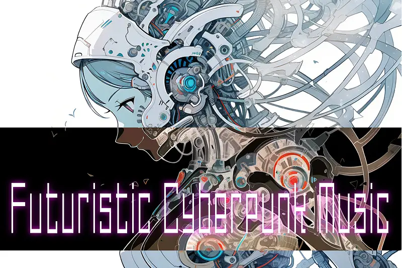 Futuristic Cyberpunk Music Asset Thumbnail
