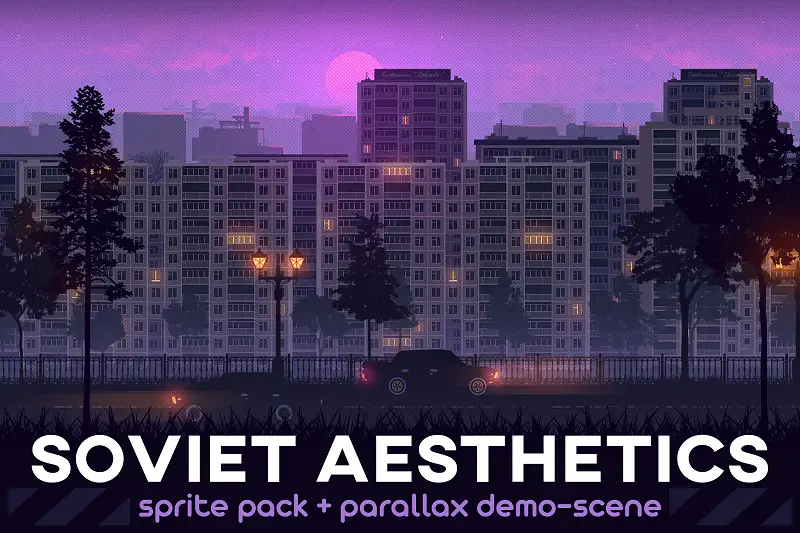 Soviet Aesthetics Panel Buildings Asset Thumbnail