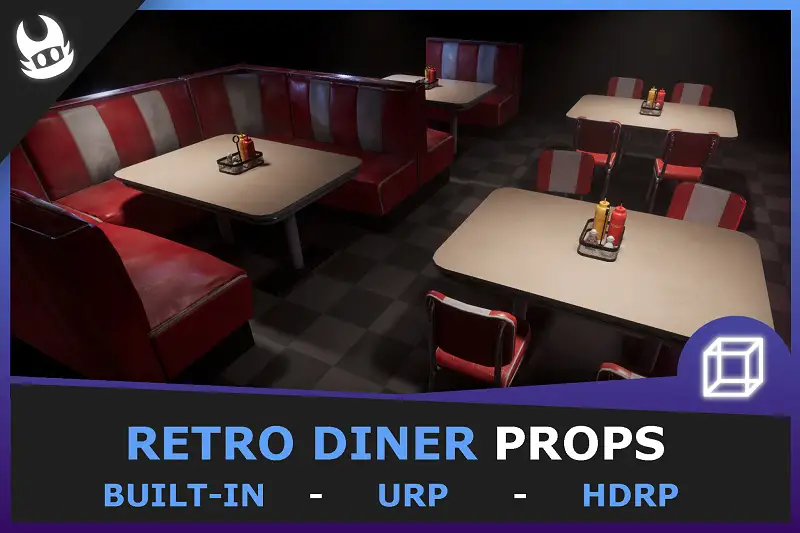 Retro Diner - 3D Prop Pack Asset Thumbnail