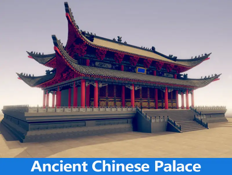 The ancient Chinese palace Asset Image