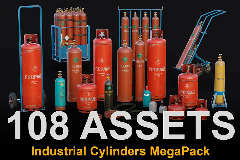 108 Cylinders Industrial MegaPack Asset Thumbnail