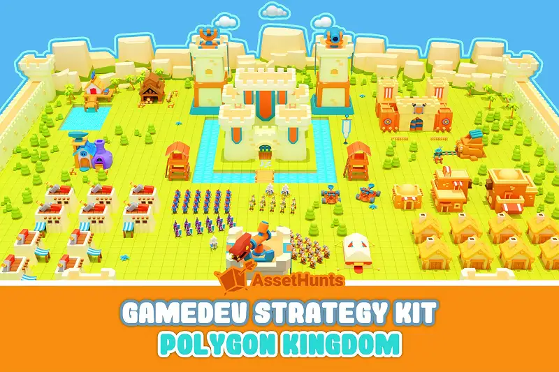 Polygon Kingdom GameDev Starter Kit Asset Thumbnail