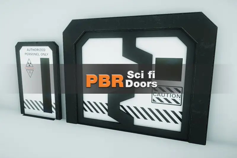 Sci-Fi Doors Package Asset Thumbnail