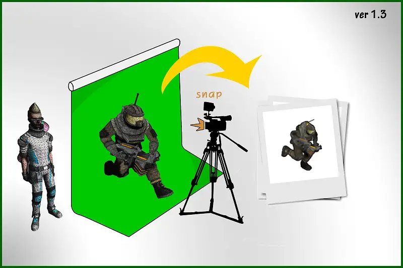 Object Baking Studio (3D to 2D) Asset Thumbnail