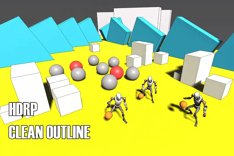 Clean Outline HDRP: Simple Fullscreen Outlines for Unity HDRP Asset Thumbnail