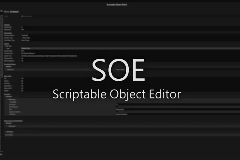 ScriptableObject Editor: Centralized Scriptable Object Management Asset Thumbnail