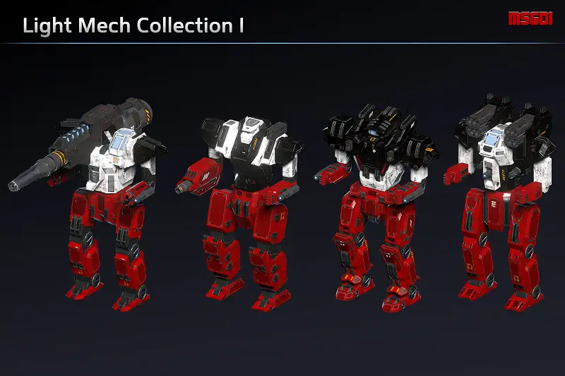 Light Mechs Collection I Asset Thumbnail