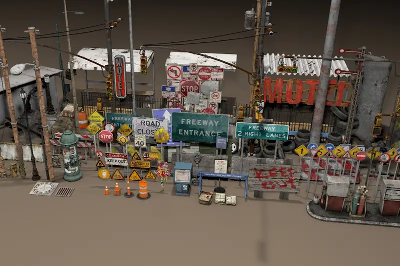 Ultimate Apocalyptic Urban 150+ Asset Thumbnail