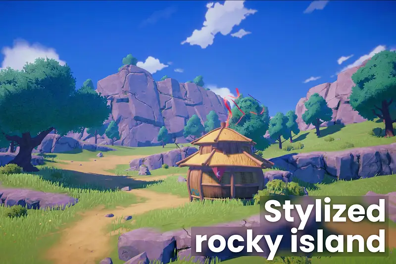 Yanshi - Stylized Rocky Island Environment Asset Thumbnail