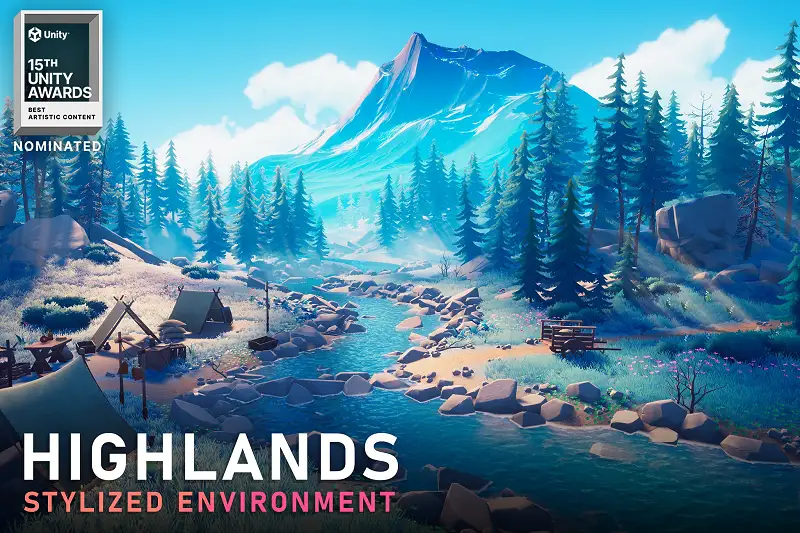 HIGHLANDS - Stylized Environment Asset Thumbnail