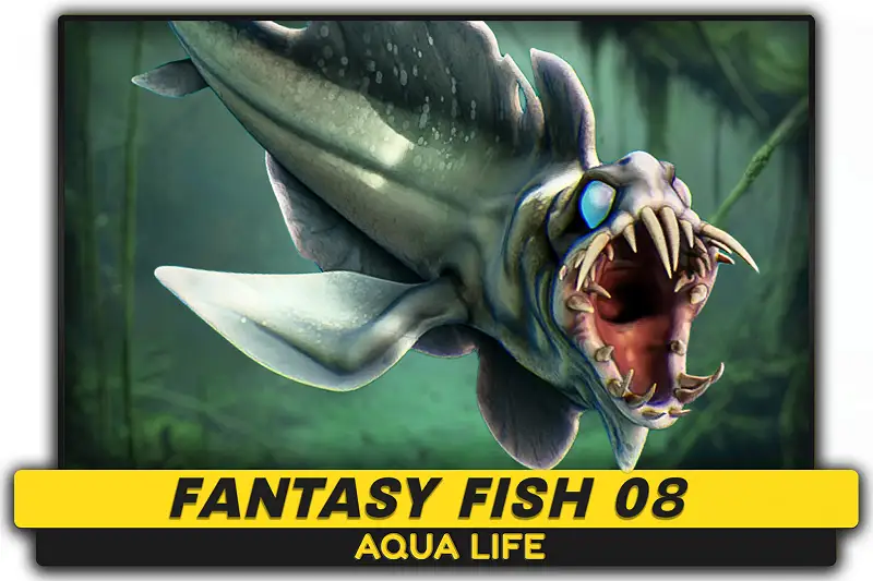 Fantasy Fish 08 - Aqua Life - Underwater Creature - #49 Asset Thumbnail