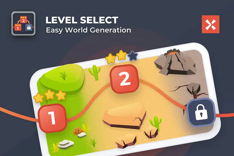 Level Select - Overworld Generator Asset Thumbnail