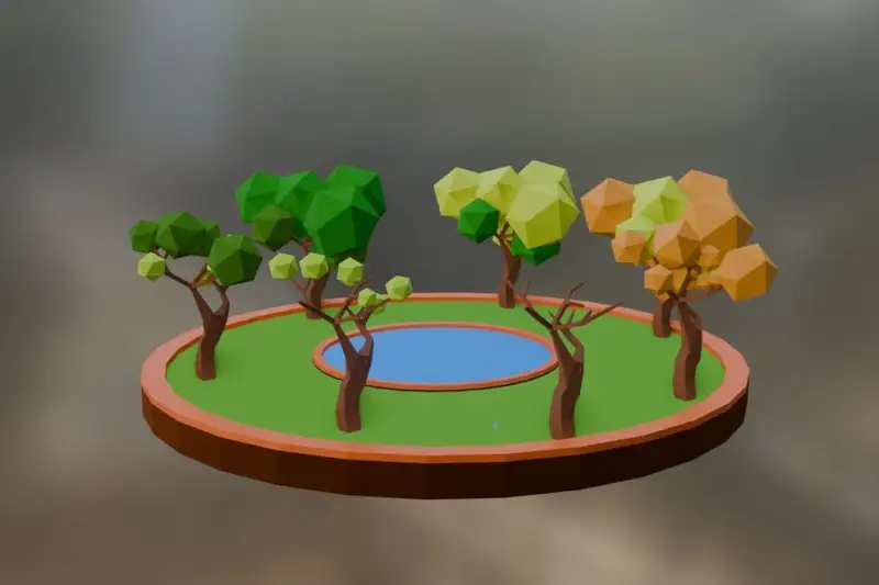GAG Low Poly Trees Pack 1 Asset Thumbnail
