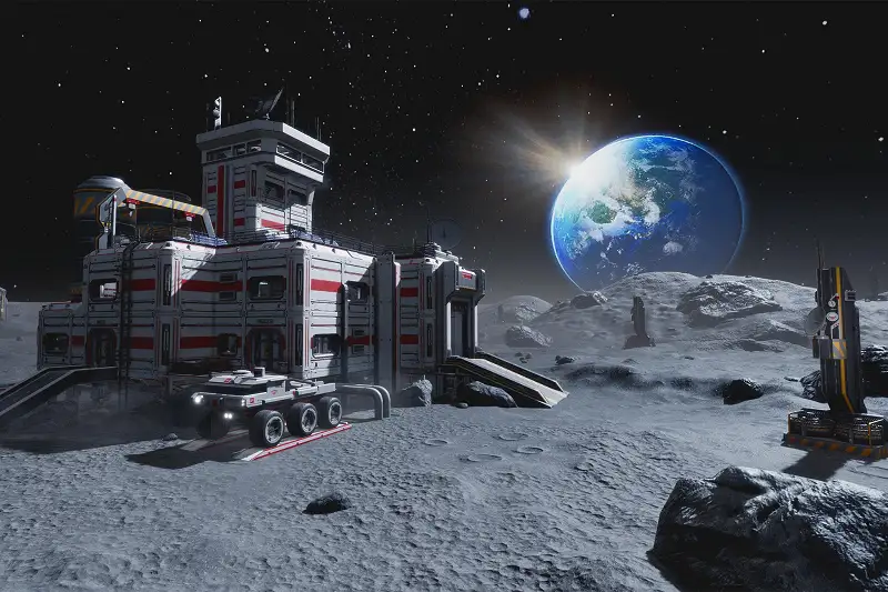 Sci Fi Moon Base Asset Thumbnail