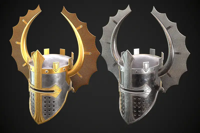 Knight Helmet 08 Asset Thumbnail