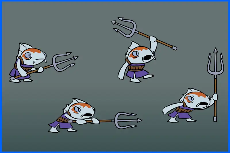 Koi - Animated Hand drawn character Asset Thumbnail