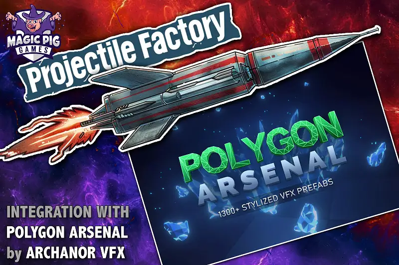 Projectile Factory for Polygon Arsenal by Archanor VFX Asset Thumbnail