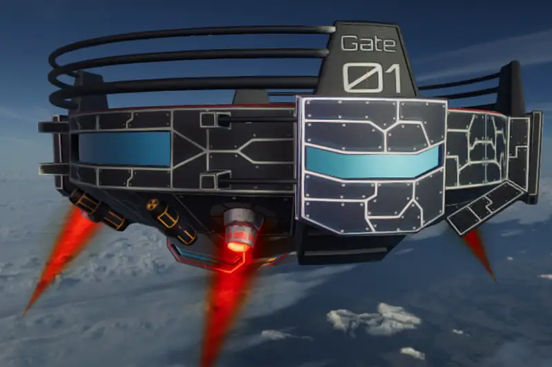 Sci-Fi Floating Platform for Unity Asset Thumbnail