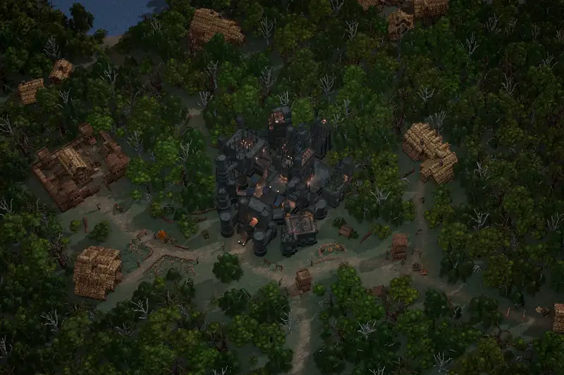 Gothic Castle with progression buildings Asset Thumbnail