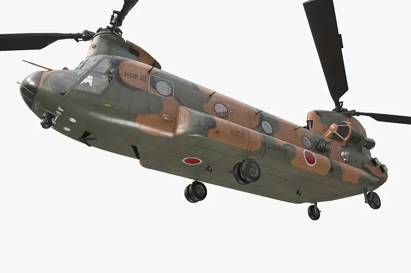 CH-47J Chinook JGSDF Basic Animation Package Asset Thumbnail