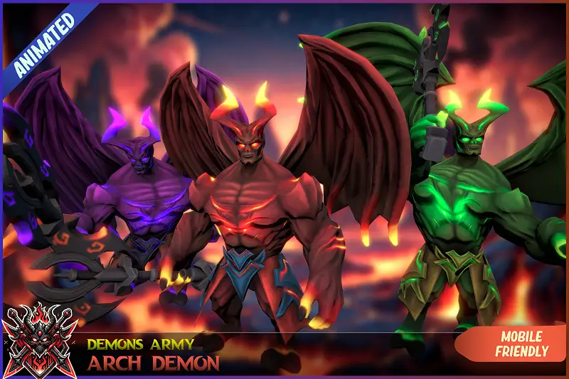 Demons army - Arch Demon Asset Thumbnail