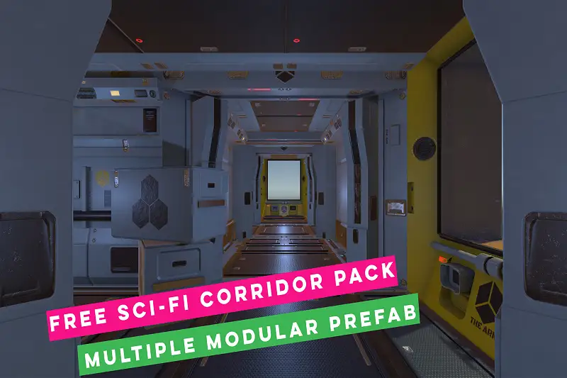 Modular Sci-Fi Corridor Asset Thumbnail