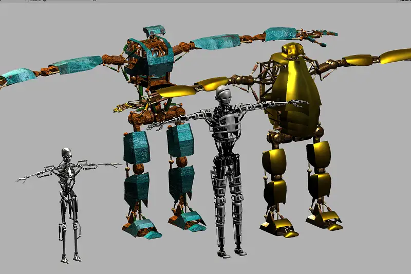 Humanoid Robot Pack Asset Thumbnail