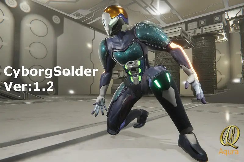 Cyborg Soldier Model Package Asset Thumbnail