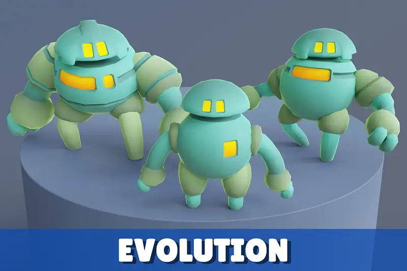 Robot Warrior Character Pack Asset Thumbnail