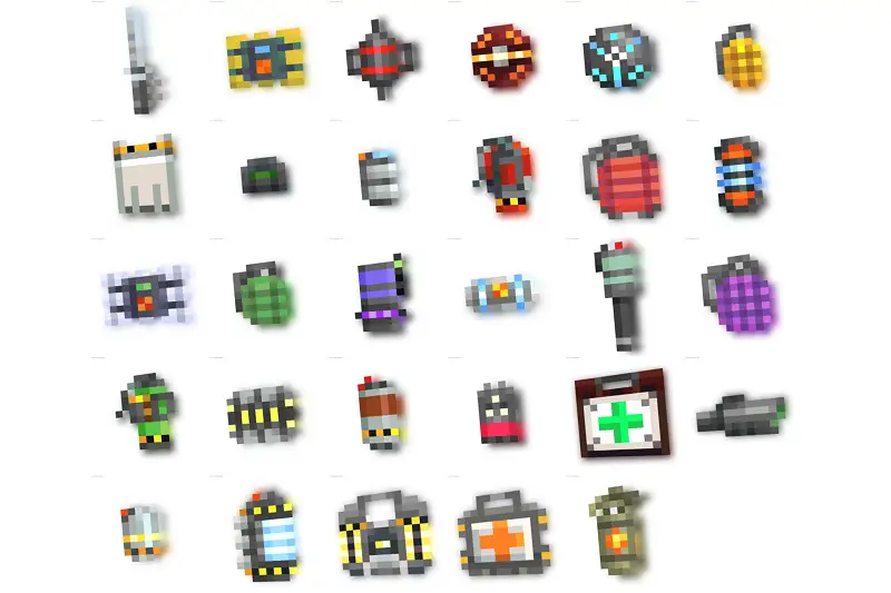 OMA Pixel - Grenade Weapons Asset Thumbnail
