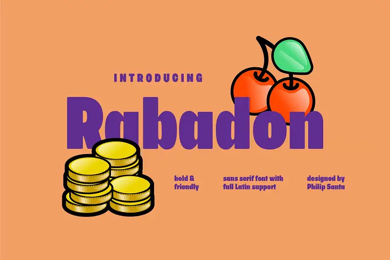 Rabadon - Bold & friendly font Asset Thumbnail