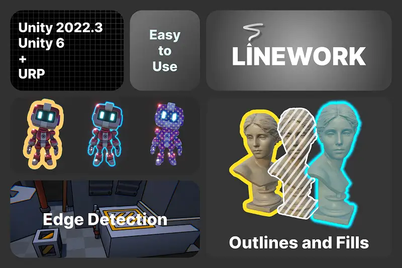 Linework: Outlines and Edge Detection Asset Thumbnail