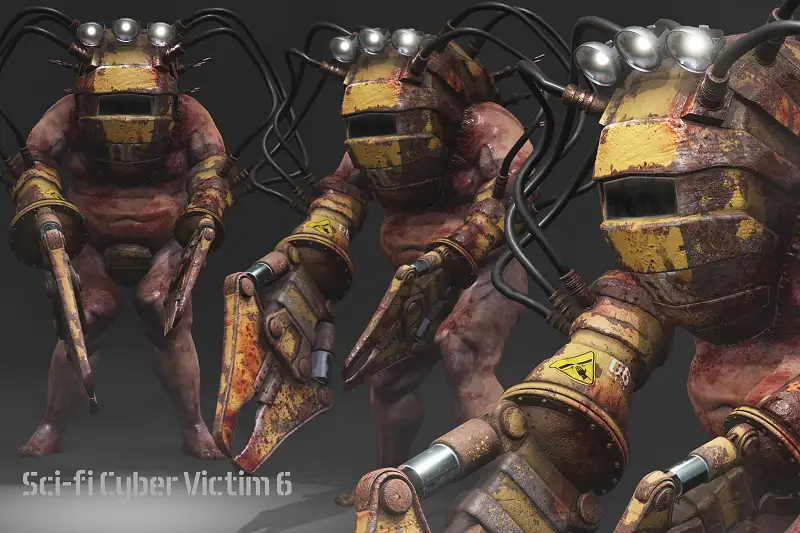 Sci-fi Cyber Victim 6 Asset Thumbnail