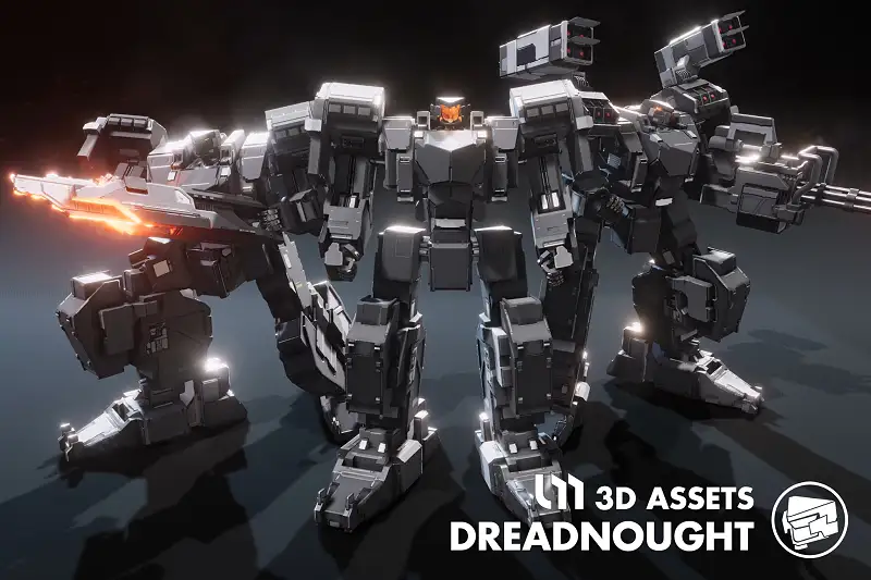 The Dreadnought : SF Combat Robot Asset Thumbnail