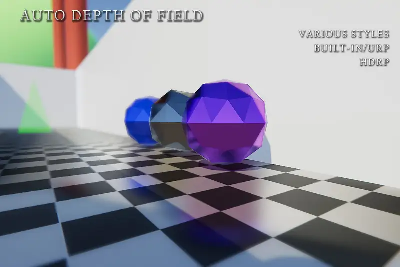 Auto Depth of Field Built-In/URP/HDRP Asset Thumbnail