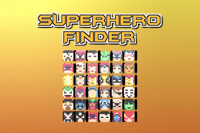 Superhero Finder: Complete Game Asset Thumbnail